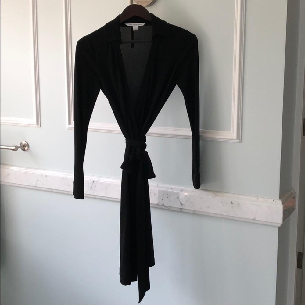 Diane von Furstenberg Black New Jeanne Two Dress